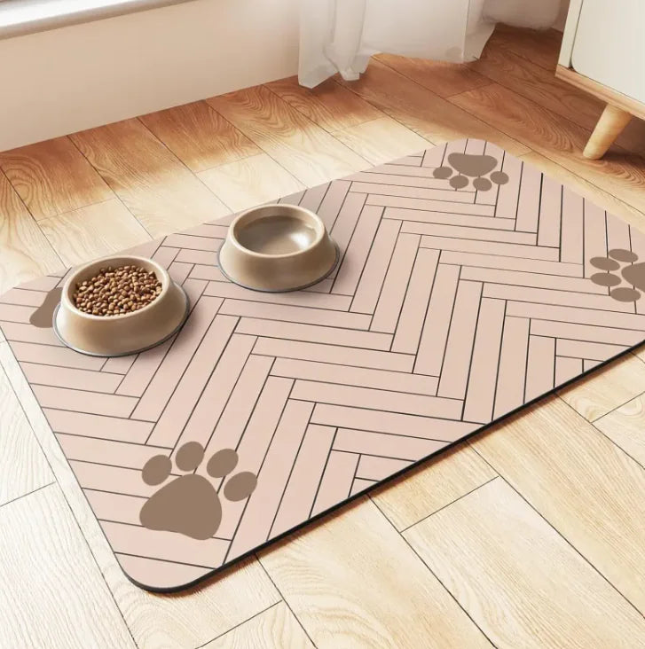 Quick-Dry Diatom Pet Feeding Mat - PawPal Shop