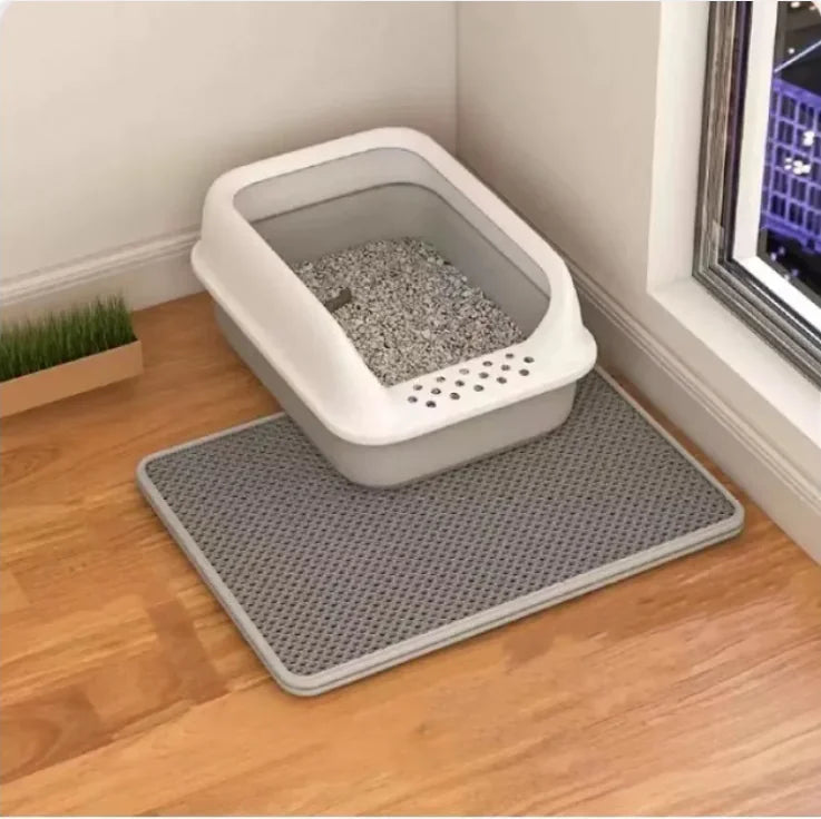 Double-Layer Anti-Tracking Cat Litter Mat - PawPal Shop