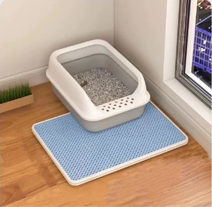 Double-Layer Anti-Tracking Cat Litter Mat - PawPal Shop