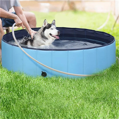 Foldable Swimming Pool for Swim & Bath - PawPal Shop 