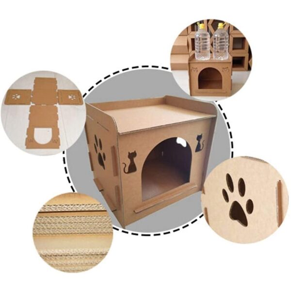 Cardboard Cat House
