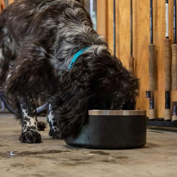 Heavy Duty Non Slip Stainless Steel Dog Bowl 32oz