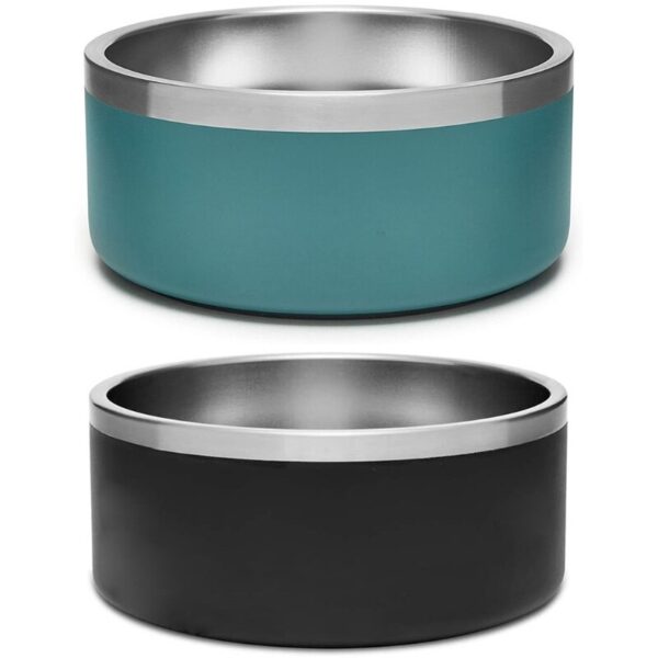 Heavy Duty Non Slip Stainless Steel Dog Bowl 32oz