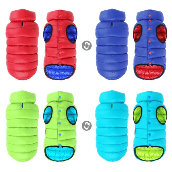 Pawfect4Pets Reversible Dog Puffer Jacket